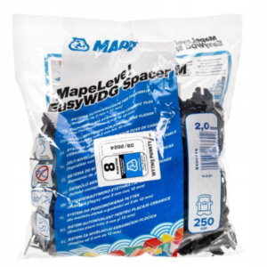 Klipsy 2mm MAPEI MAPELEVEL EASY WDG do poziomowania płytek 250 szt - 1