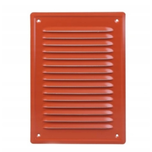 Kratka wentylacyjna metalowa z siatką  140x210mm ceglany airRoxy