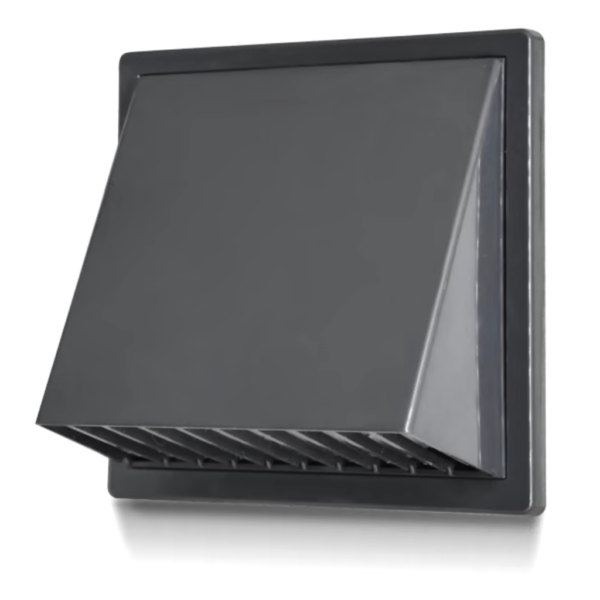 Kratka wentylacyjna z okapem regulowana