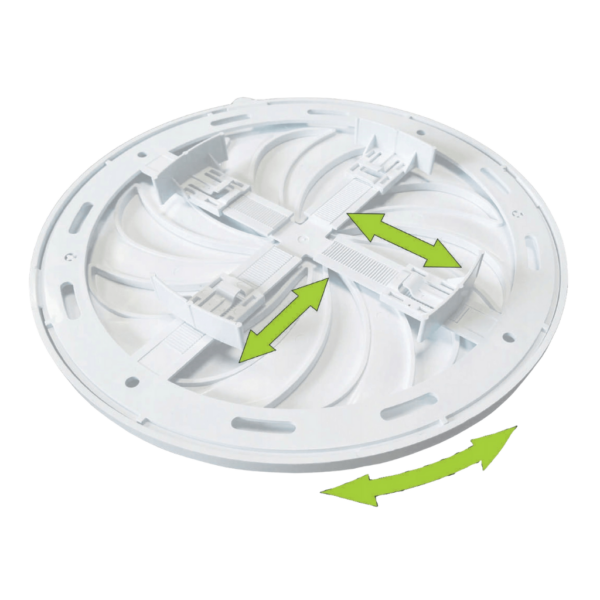 Kratka wentylacyjna zamykana okrągła uniwersalna