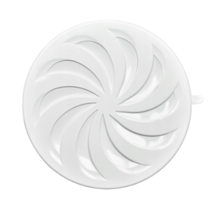 Kratka wentylacyjna zamykana okrągła uniwersalna biała