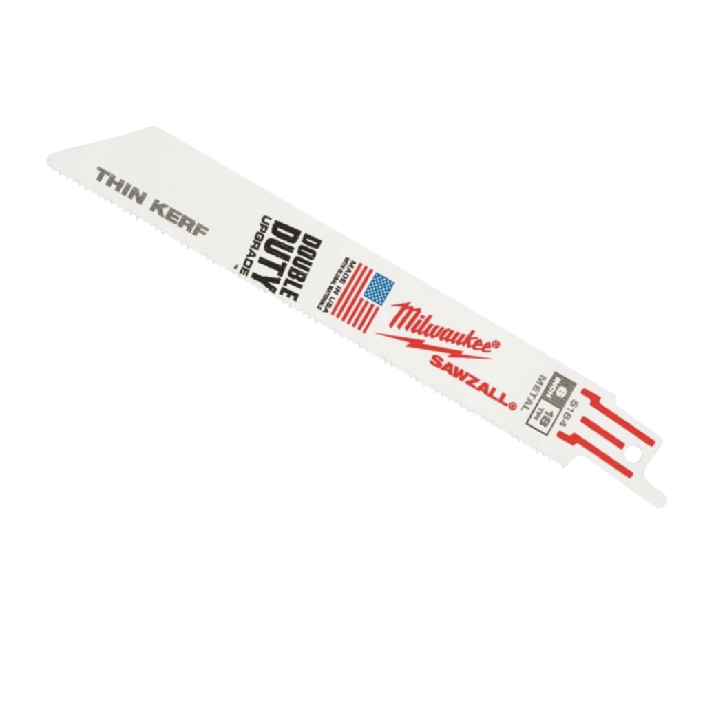 Brzeszczot do piły szablastej 150mm THIN KERF 18TPI - 5szt MILWAUKEE