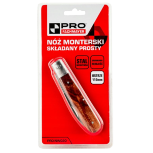 Nóż monterski składany prosty PRO-1