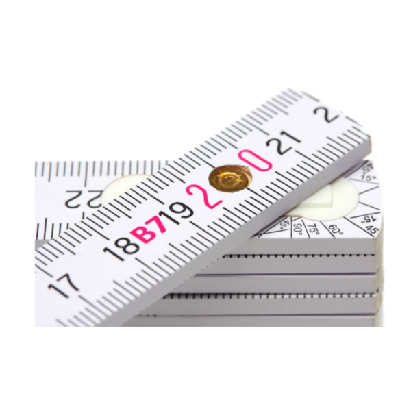 PRO miara drewniana z kątomierzem 1m  2