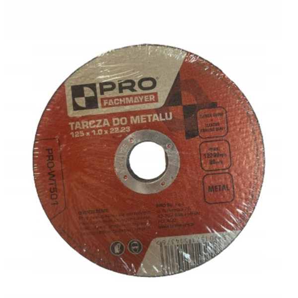 PRO tarcza do metalu 125 2