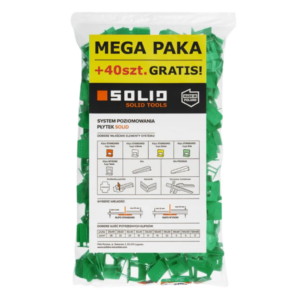 System do poziomowania płytek Solid 400 + 40 szt. klipsy 3MM WOREK-1