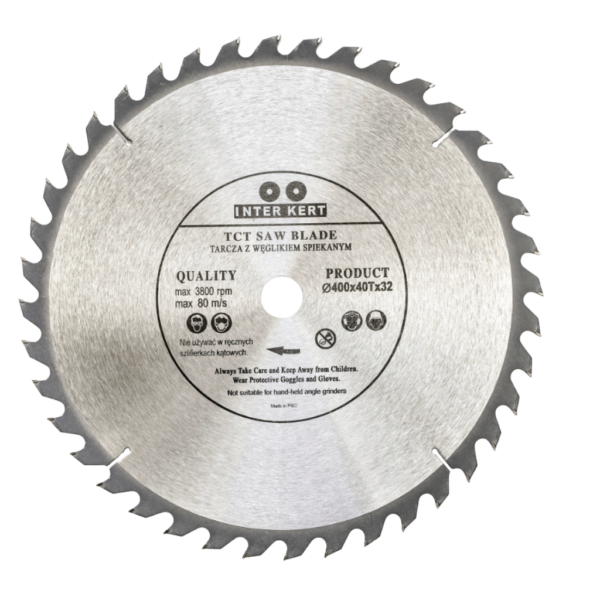 Tarcza do cięcia drewna z widią 400x32x40T - 1