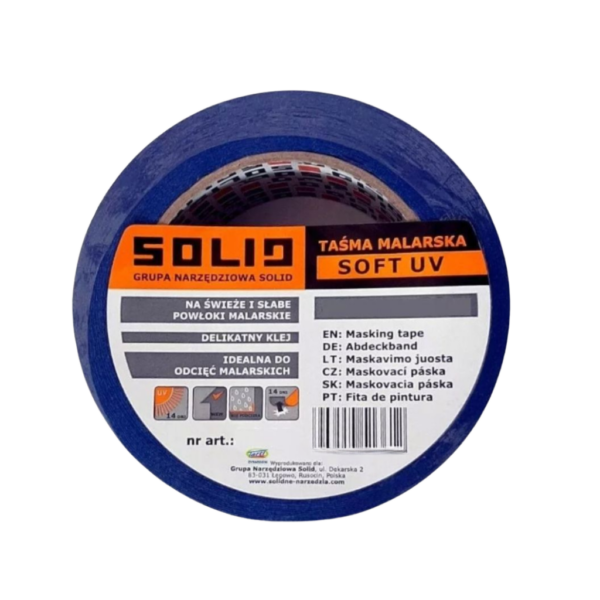 Taśma malarska SOFT UV Solid