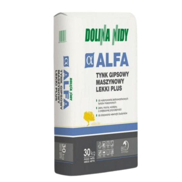 DOLINA NIDY tynk gipsowy maszynowy ALFA lekki 30 kg-1