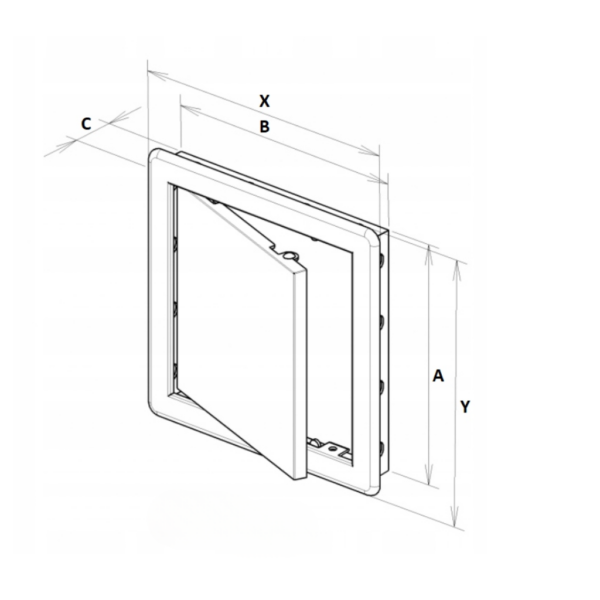 Drzwiczki rewizyjne airRoxy tech