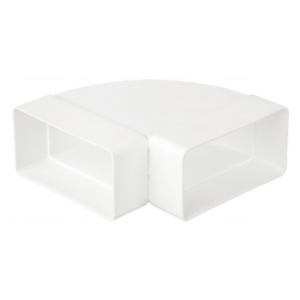 Kolano wentylacyjne kanału płaskie 110x55mm  90 stopni