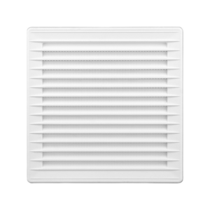 Kratka wentylacyjna 170x170mm z siatką biała