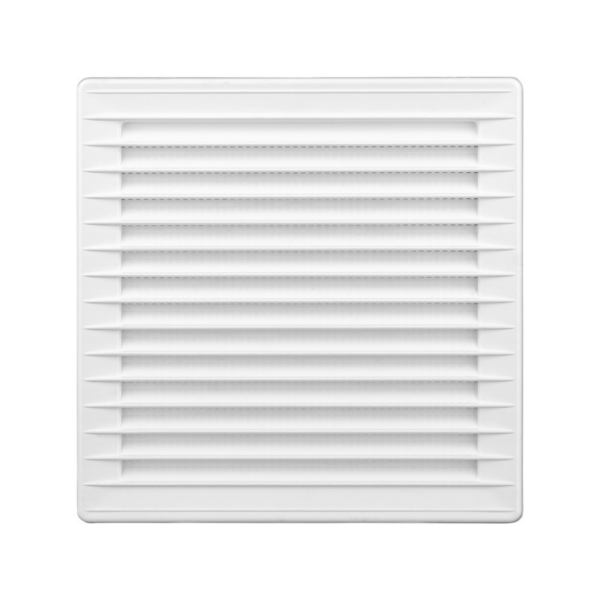 Kratka wentylacyjna 170x170mm z siatką biała