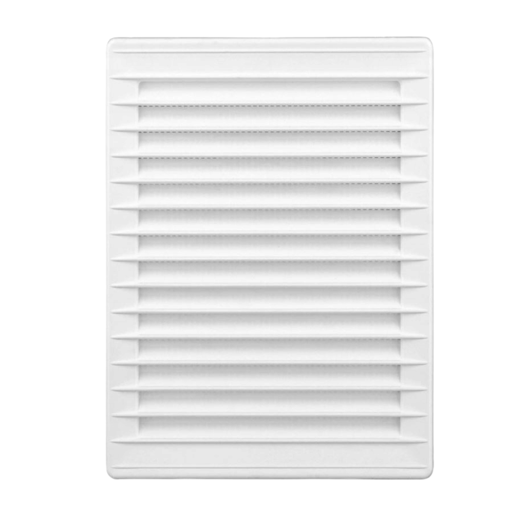 Kratka wentylacyjna z siatką biała 140x210mm airRoxy
