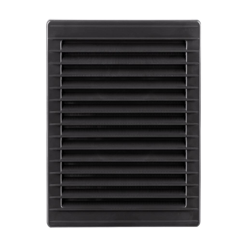 Kratka wentylacyjna z siatką grafit 140x210mm airRoxy