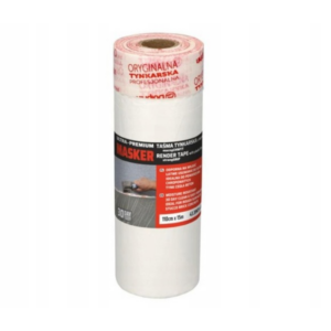 Masker tynkarski z folia malarska