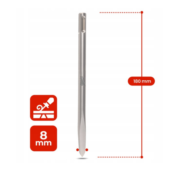 MILWAUKEE dluto szpicak cienkie 3