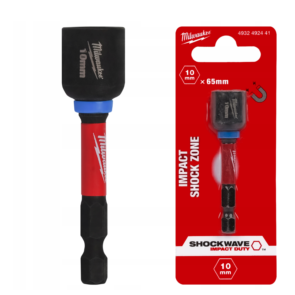 Nasadka udarowa magnetyczna HEX 10/65mm MILWAUKEE