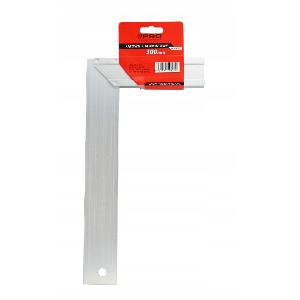 Kątownik stolarski aluminiowy 300mm PRO