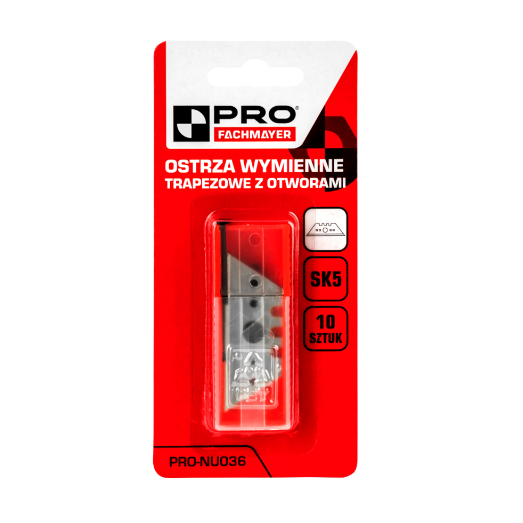Ostrza wymienne trapezowe z otworami SK5 PRO