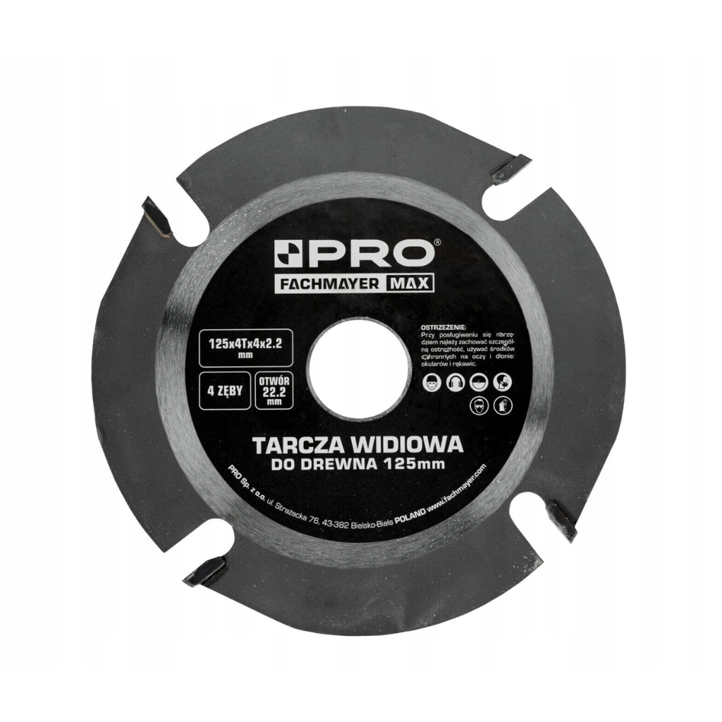 PRO tarcza widiowa do drewna 125mm