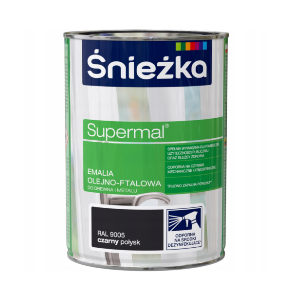 ŚNIEŻKA supermal emalia czarna
