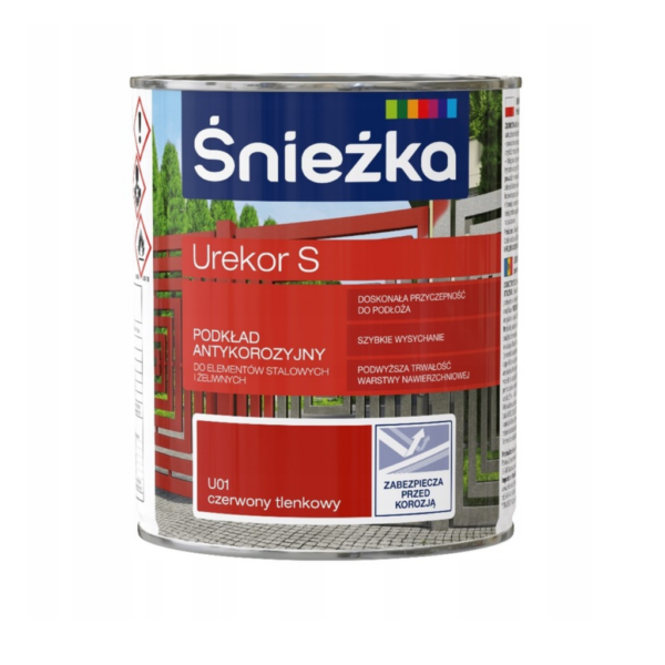 ŚNIEŻKA urekor S podkład antykoloryjny czerwony