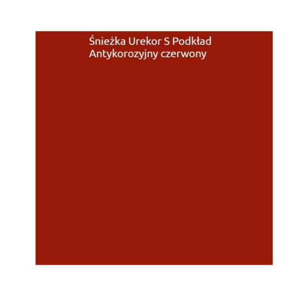 ŚNIEŻKA urekor S podkład antykoloryjny czerwony antykorozyjny