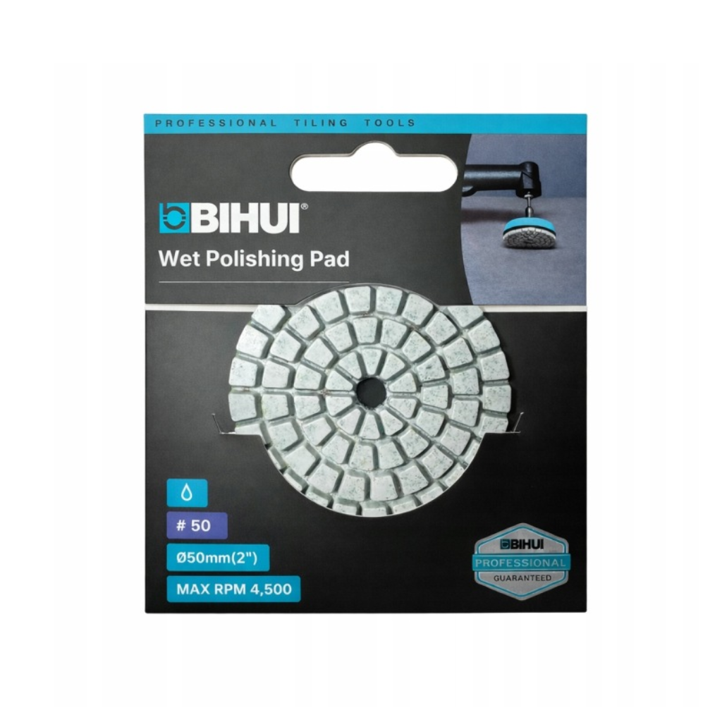 Mini pad do polerowania na mokro 50 mm gr.50 BIHUI