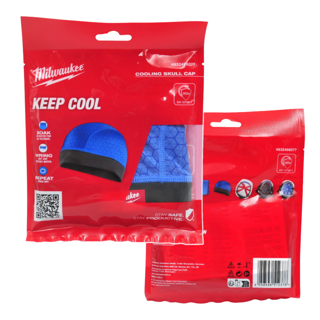 Czapka chłodząca niebieska MILWAUKEE-1