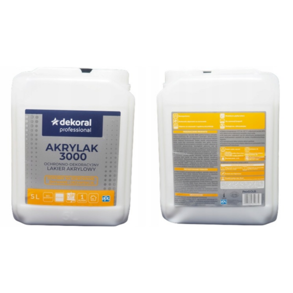 DEKORAL lakier akrylowy 5L 2