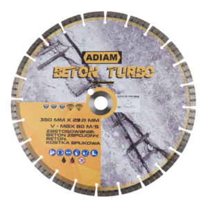 TARCZA BETON TURBO 350 MM  20,00 MM-1