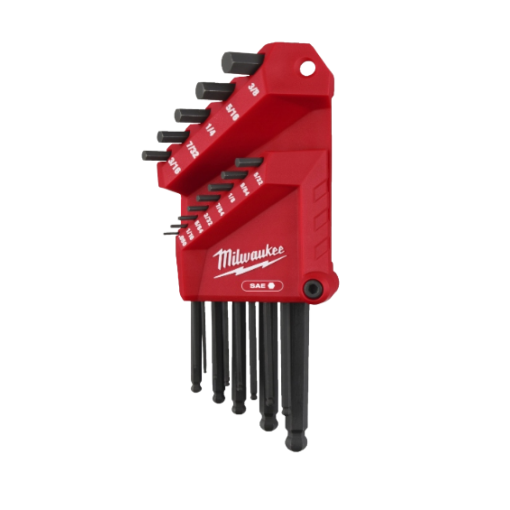 Zestaw składanych kluczy imbusowych HEX zestaw imperialny 13 szt Milwaukee