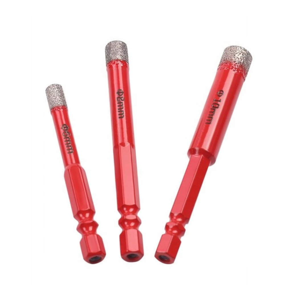 Zestaw otwornic diamentowych HEX 3 elementy KD12645 KRAFT&DELE