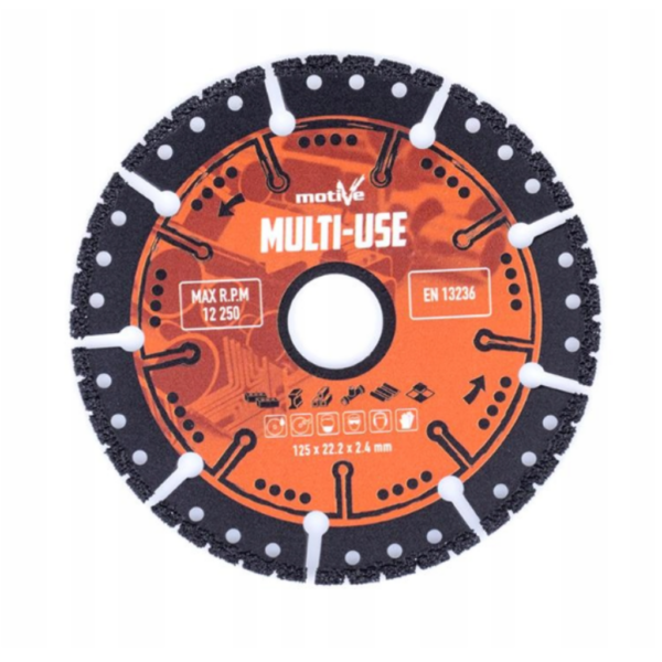 Motive tarcza diamentowa MULTI-USE segmentowa 125 mm-2