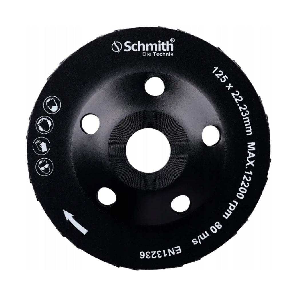Tarcza diamentowa do szlifowania 125x22,23 TURBO U SCHMITH