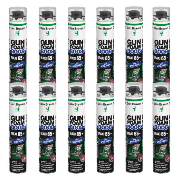 12x DEN BRAVEN GUNFOAM-8008 Maxi 65