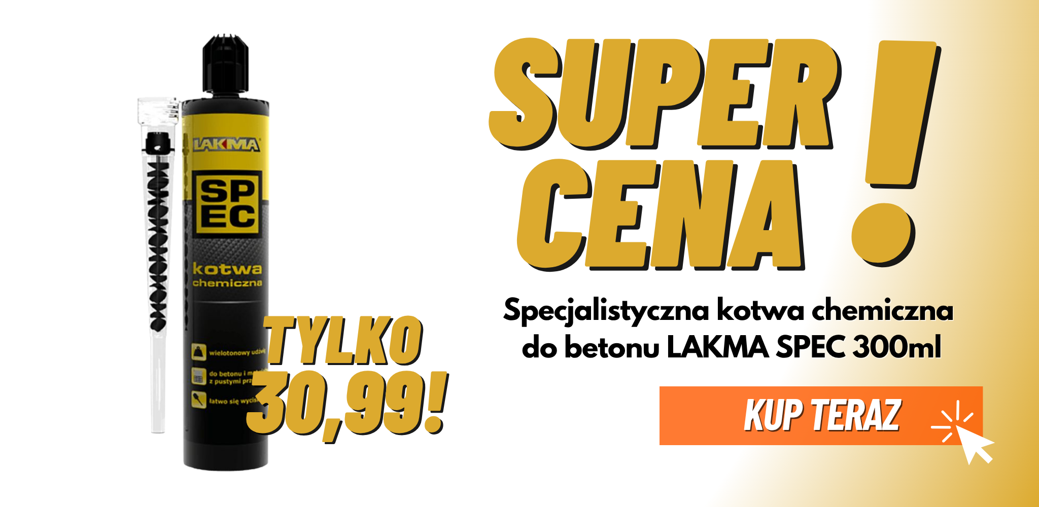 baner promocja kotwa chemiczna lakma