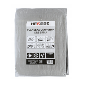 Plandeka ochronna srebrna 120gm2 HERMES