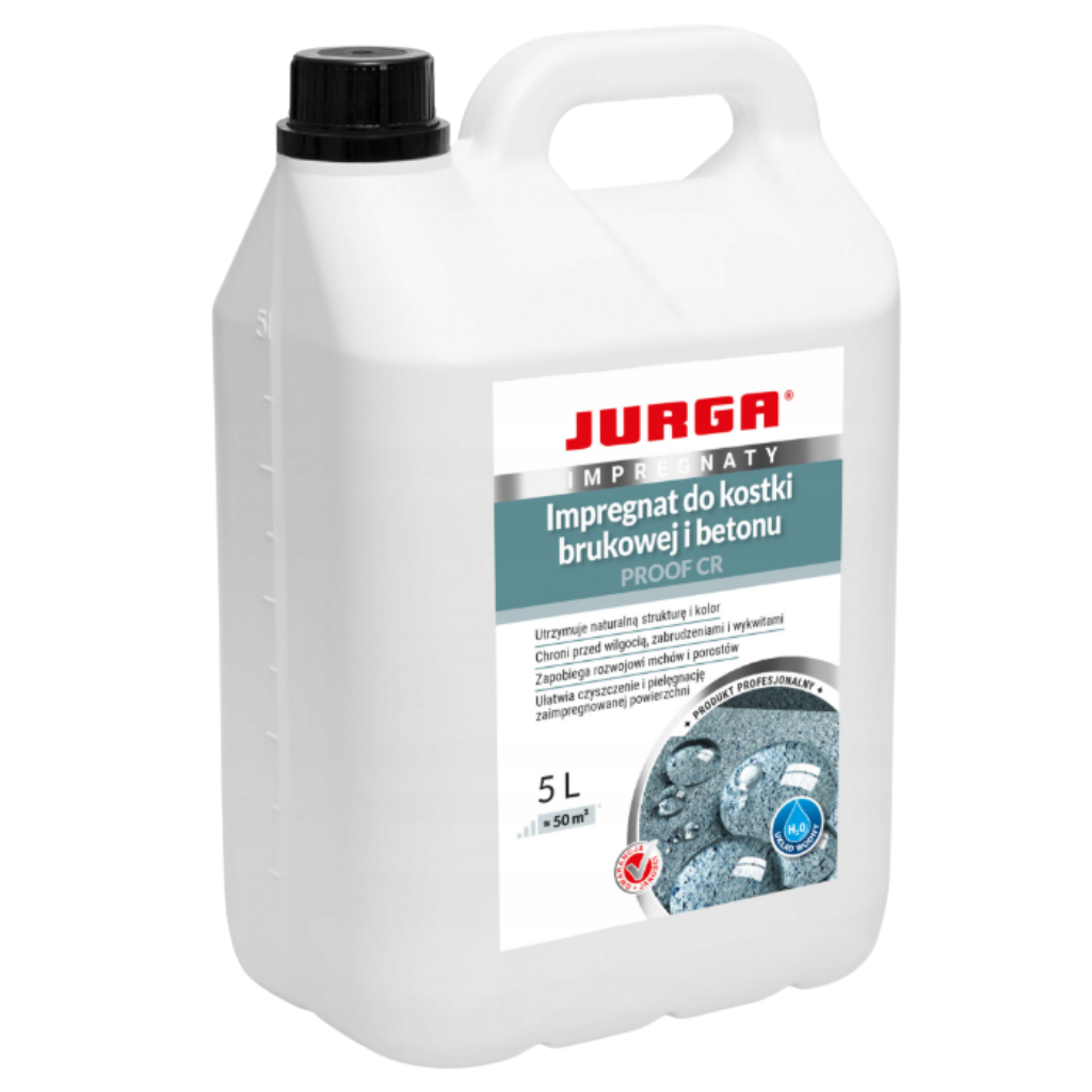 _Impregnat do kostki brukowej i betonu hydrofobowy JURGA PROOF CR 5l - 1