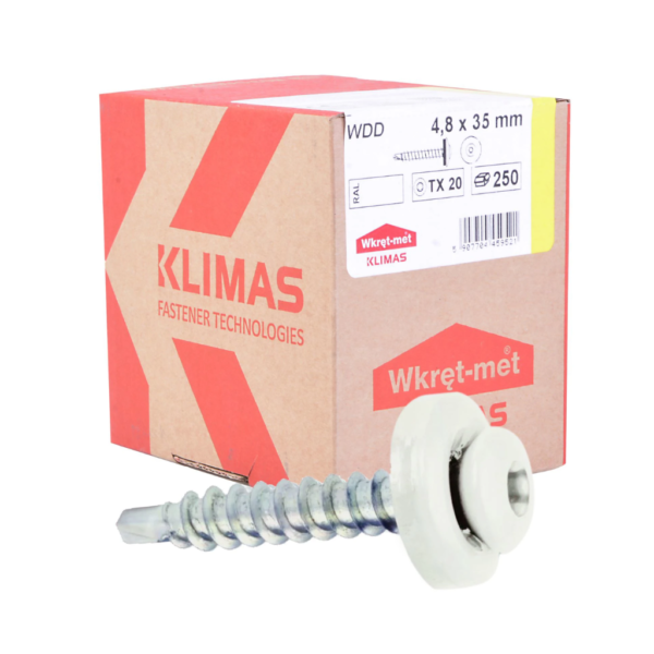 Wkręty farmerskie samowiercące 4.8 x 35 mm WDD RAL 9010