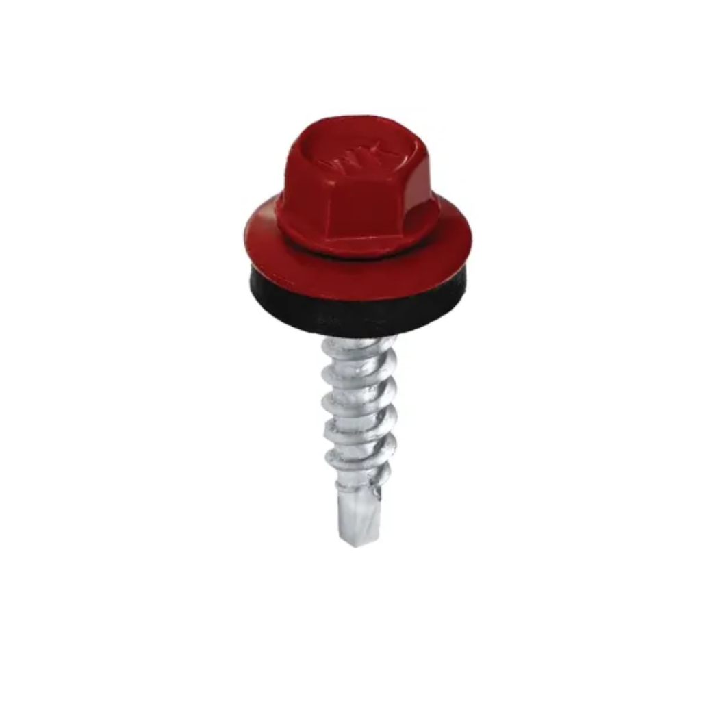 Wkręty farmerskie samowiercące 4.8 x 25 mm WFD czerwień burgundzka 3011