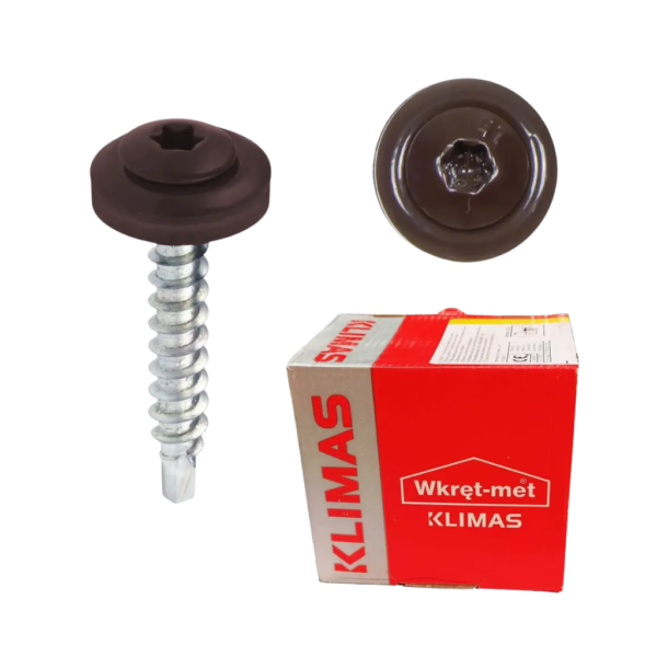 Wkręty farmerskie samowiercące 4.8 x 35 mm WDD BRĄZ ral8019 torx